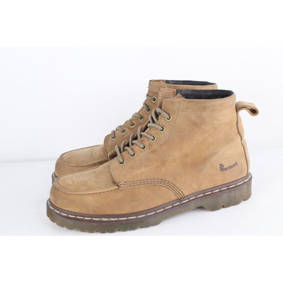 Vintage Dr Martens Mens Size 12 Distressed Chunky Suede Leather Chukka Boots main image 9
